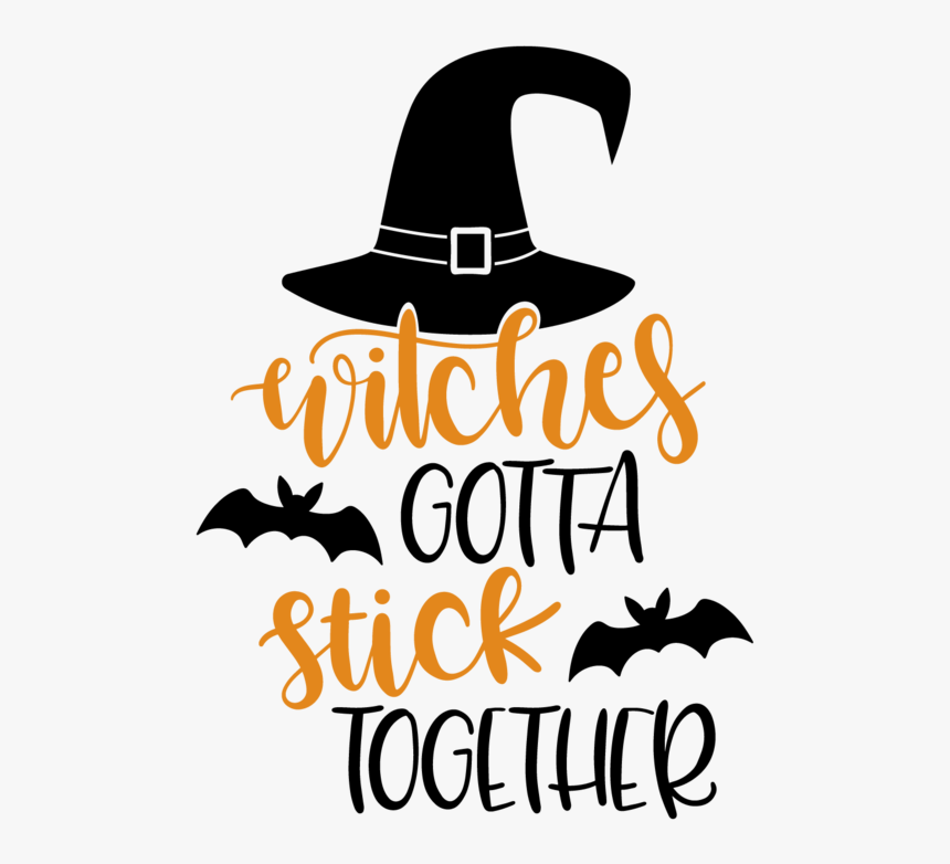 Witches Gotta Stick Together 4361 - Illustration, HD Png Download, Free Download