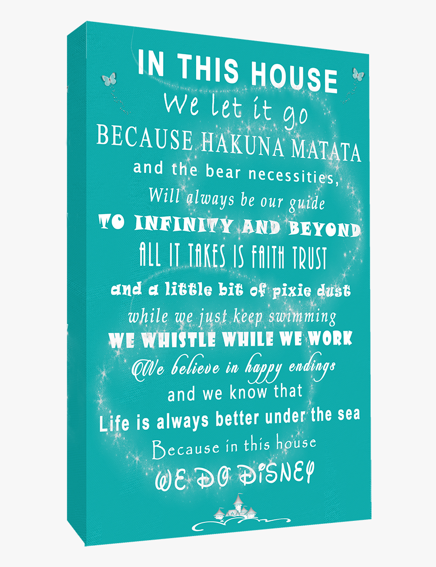 Disney Canvas Quote, HD Png Download, Free Download