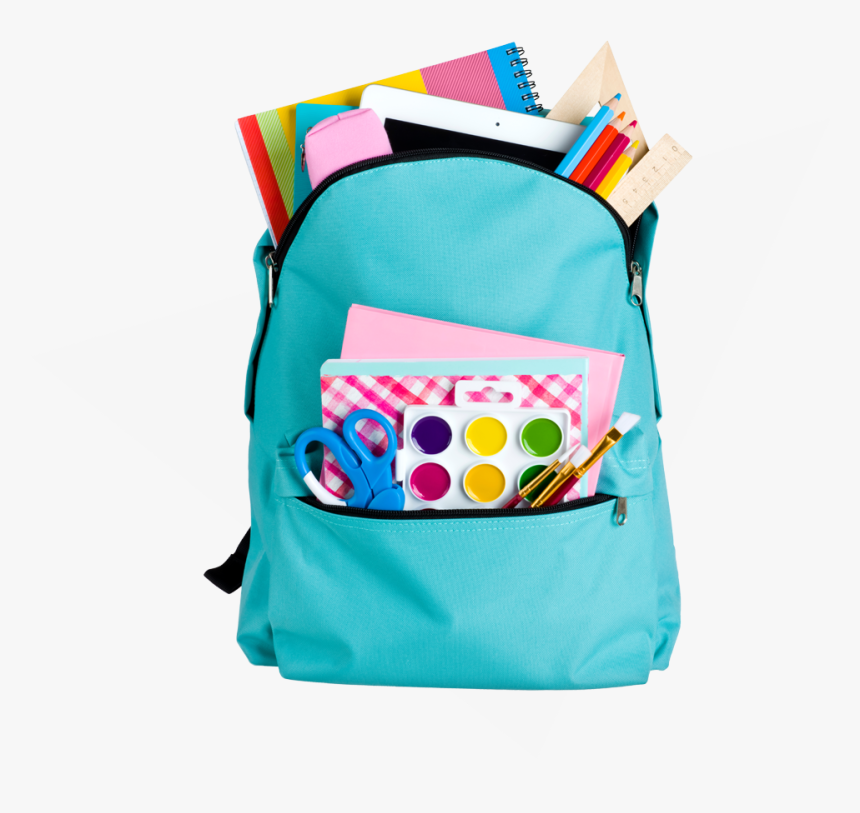 School Bag White Background, HD Png Download, Free Download