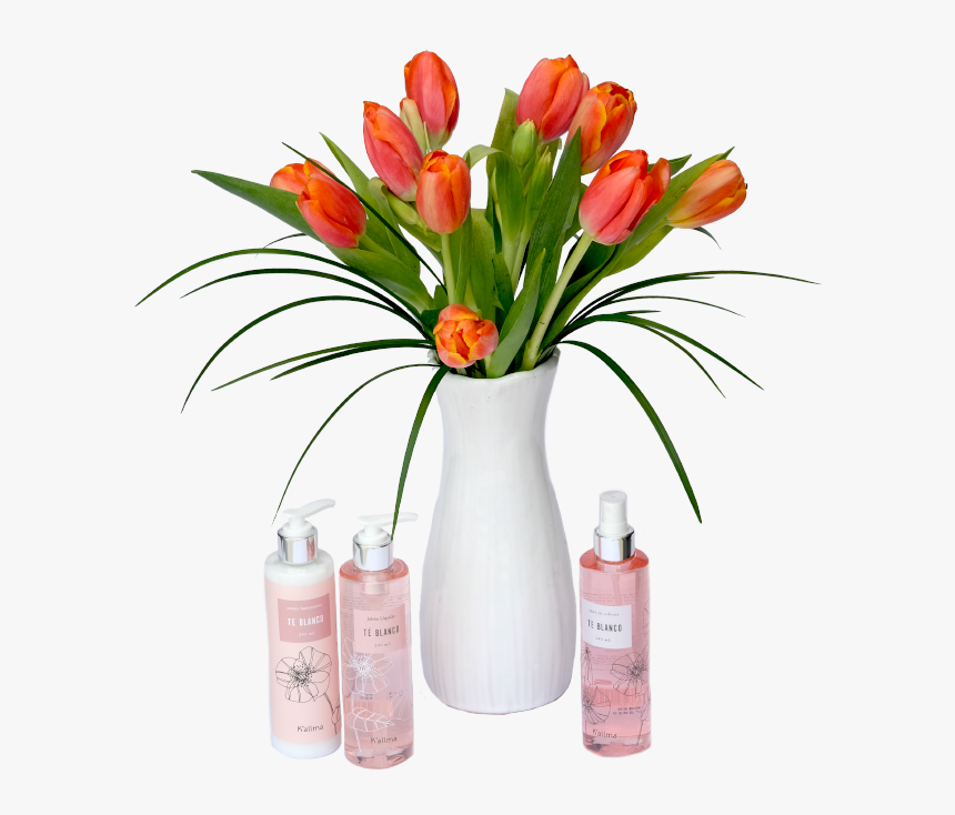 Florero Brandy Tuilipan Naranja Trío Fragante - Vase, HD Png Download, Free Download