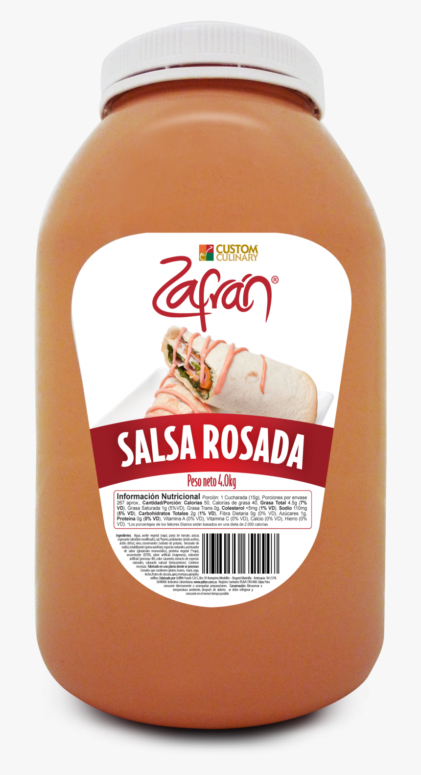 Salsa Rosada Gar4kg Cara - Zafran, HD Png Download, Free Download