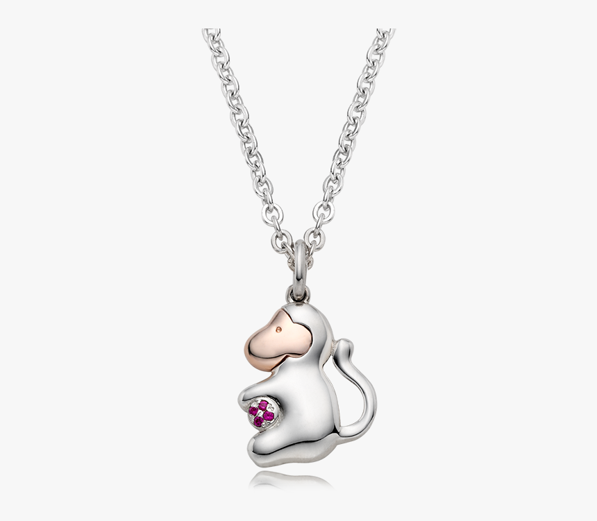Personalized 5k Sterling Silver Chinese Zodiac Monkey - Necklace, HD Png Download, Free Download