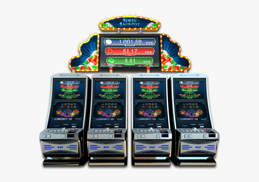 Dlv"s Progressive Jewel Jackpot System - Slot Machine, HD Png Download, Free Download