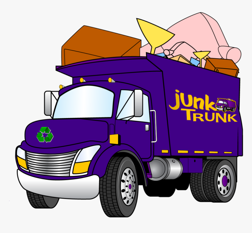 Hauling Junk Truck Clipart Png, Transparent Png, Free Download