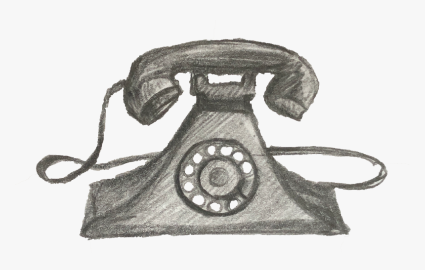 Telephone - Sketch, HD Png Download, Free Download