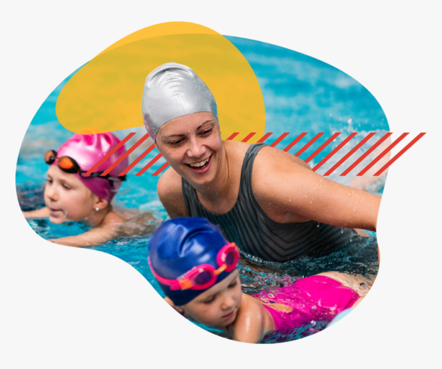 Kids Learning To Swim - Cursos De Natacion Para Niños, HD Png Download, Free Download