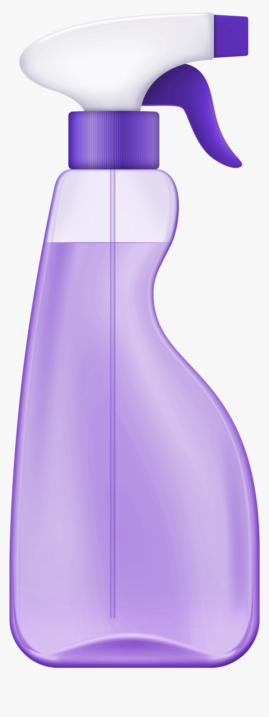 Purple Spray Cleaner Png Clip Art - Bottle, Transparent Png, Free Download