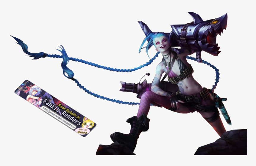 Png-jinx, La Bala Perdida - League Of Legends Champions Png, Transparent Png, Free Download