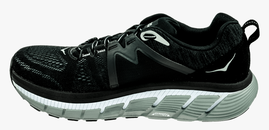 Hoka One One Gaviota 2 Black/wrougth Iron [wide] - Running Shoe, HD Png ...