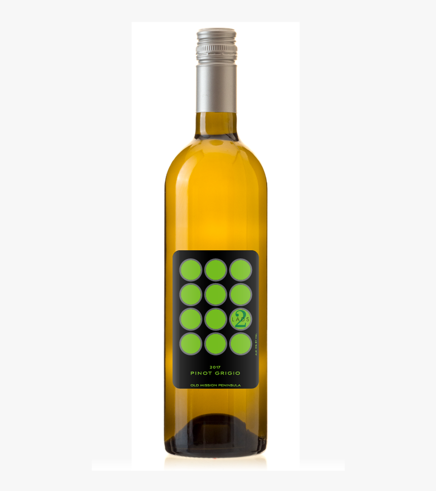 2017 Pinot Grigio - Glass Bottle, HD Png Download, Free Download