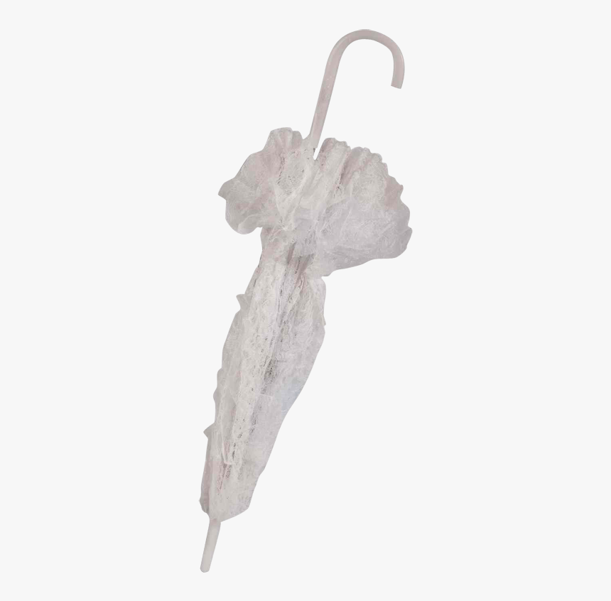 White Lace Parasol - Lace Closed Parasol, HD Png Download, Free Download