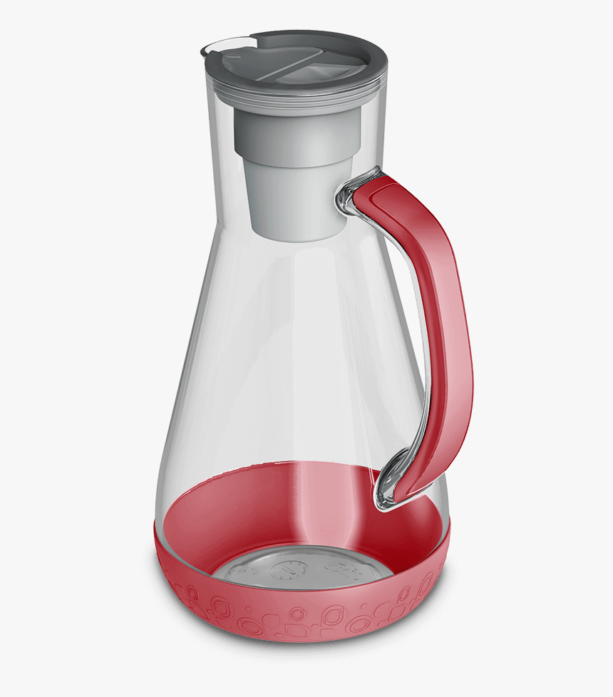 64 Oz Pitcher Red With Filter - Kettle, HD Png Download, Free Download