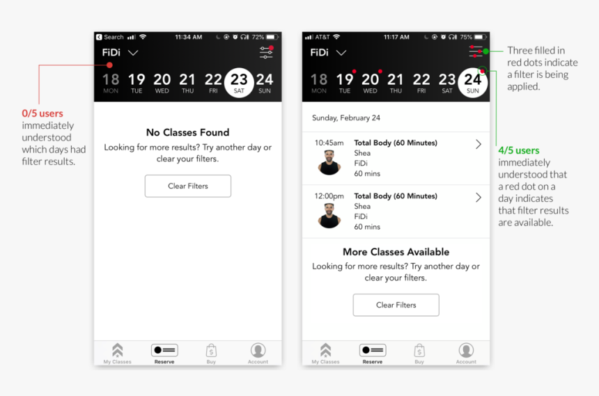 Annotated Filter Results Screen, HD Png Download, Free Download