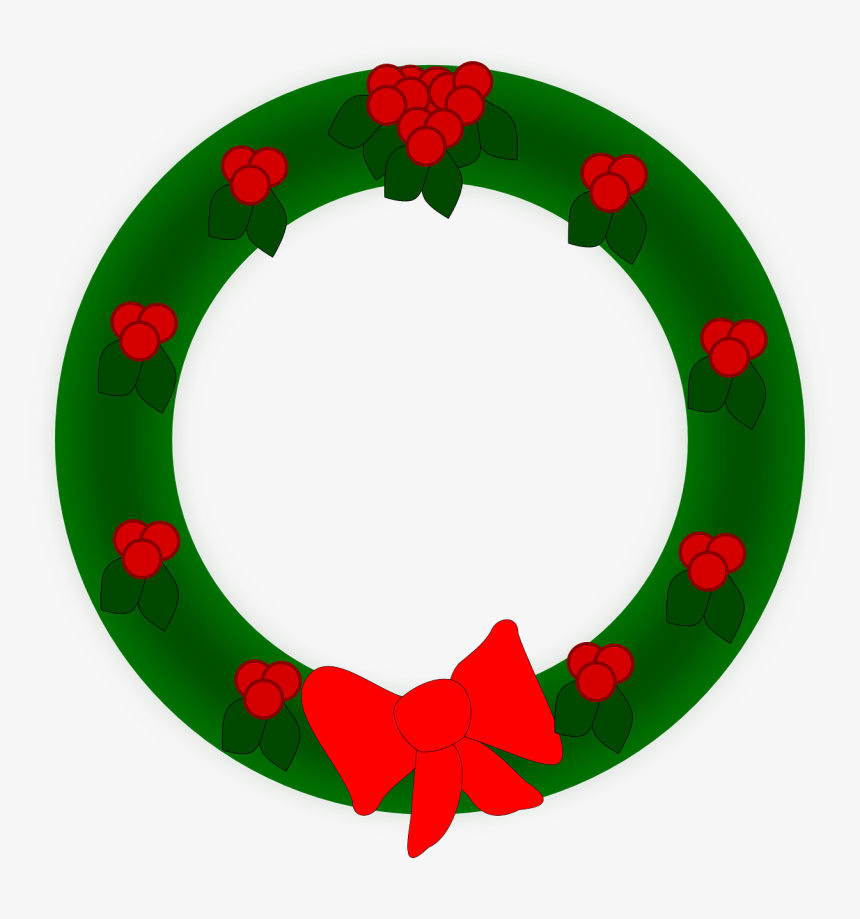 Christmas Decoration Png Circle, Transparent Png, Free Download