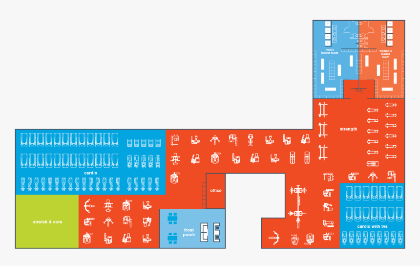 Clip Art Local Gym For Training - Gym, HD Png Download, Free Download