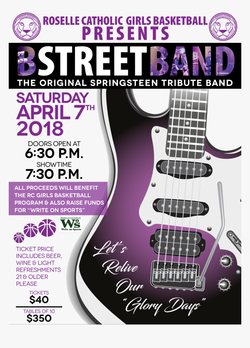 Rc Bstreet Band Poster - Electric Guitar, HD Png Download, Free Download