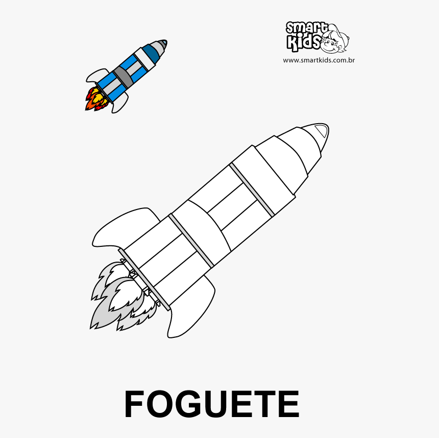 Colorir Desenho Foguete - Calcule E Pinte De Acordo Com A Legenda, HD Png Download, Free Download