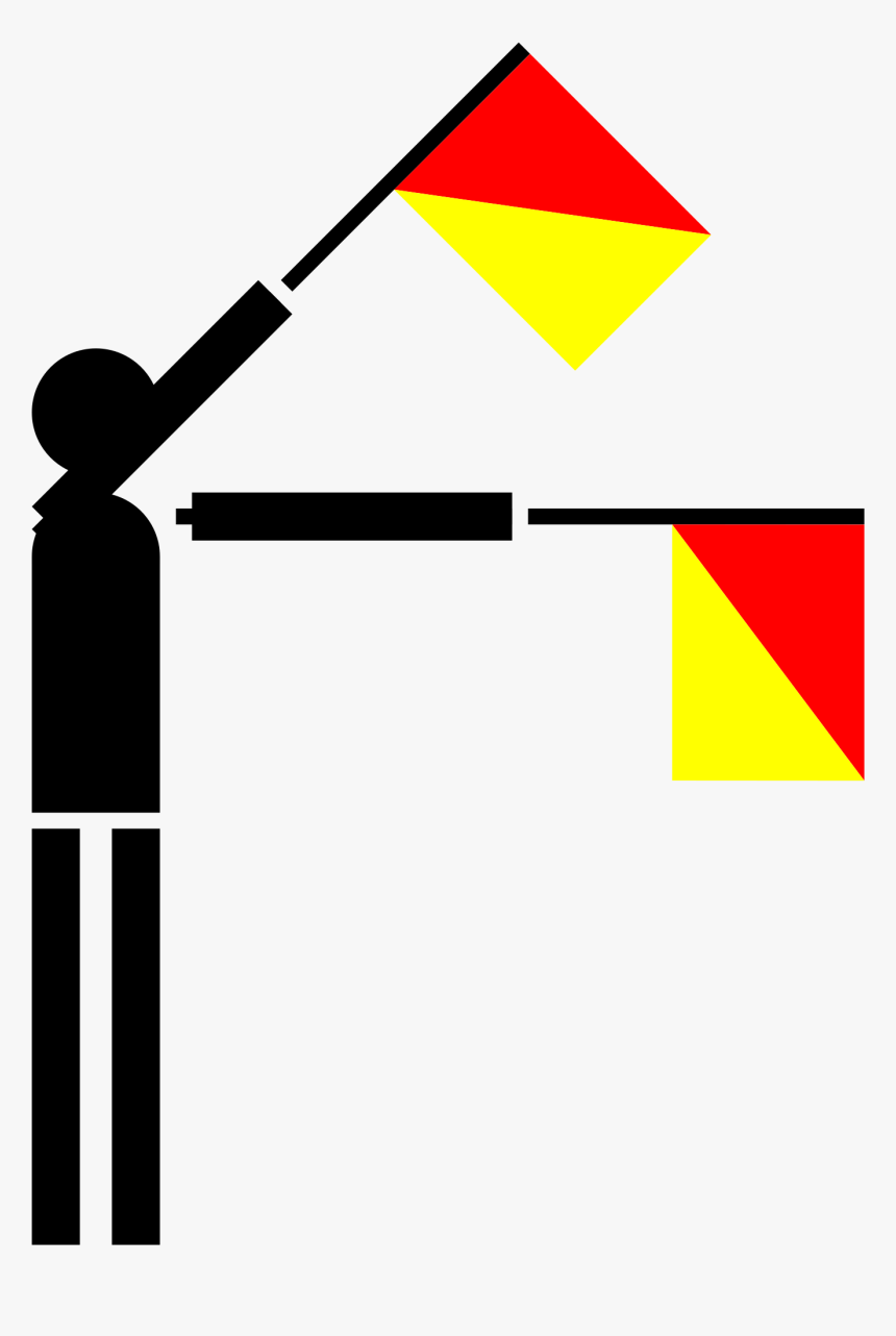 Angle,area,text - Semaphore Flags, HD Png Download, Free Download