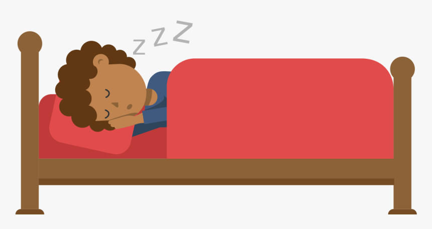Sleeping In Bed Cartoon, HD Png Download, Free Download