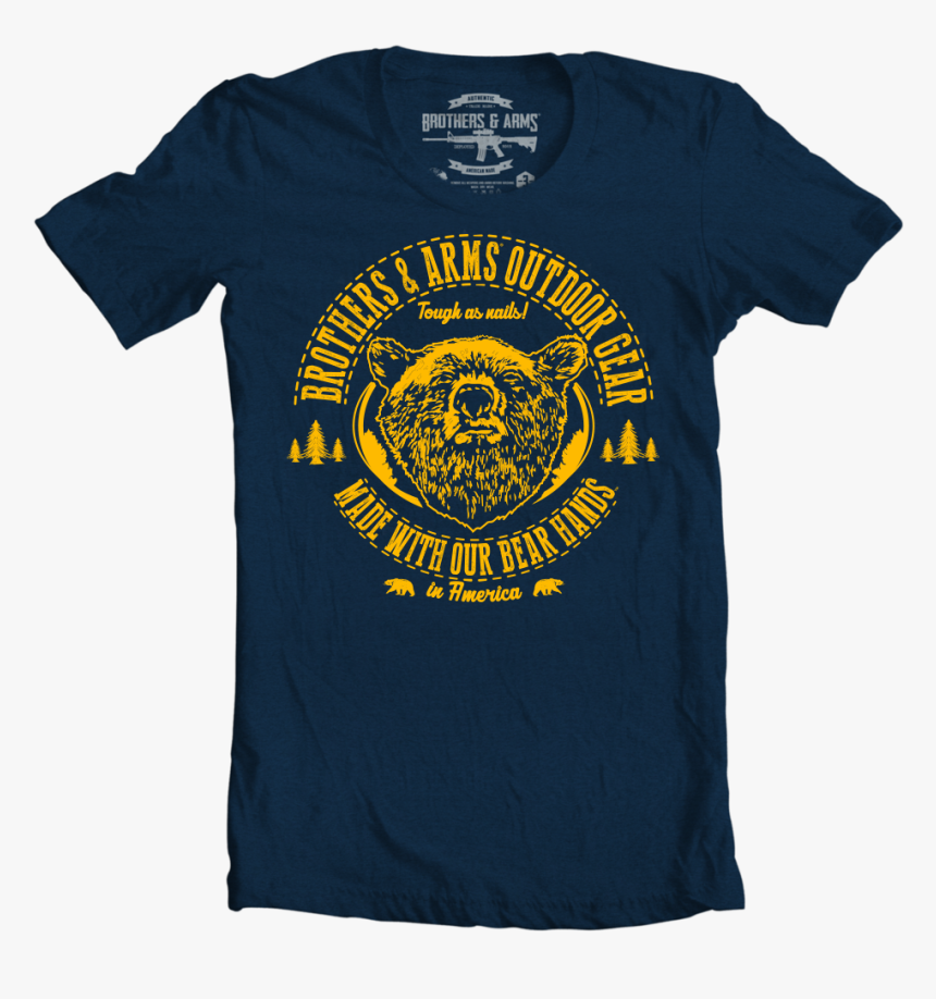 Bear Hands Tee 1 - Brothers & Arms Keep Calm And Reload, HD Png Download, Free Download