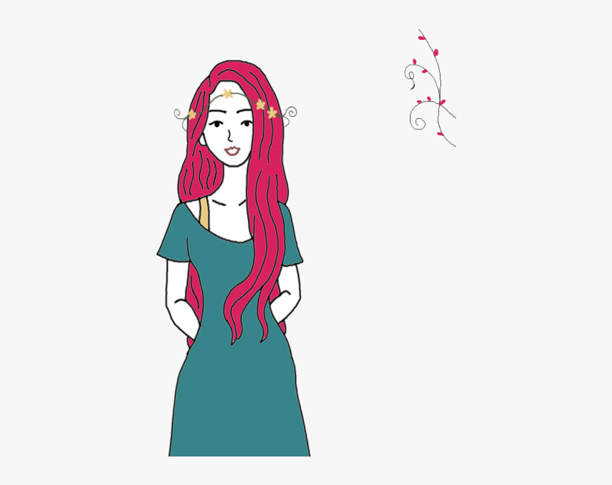 Red Hair - Illustration Red Hair, HD Png Download, Free Download