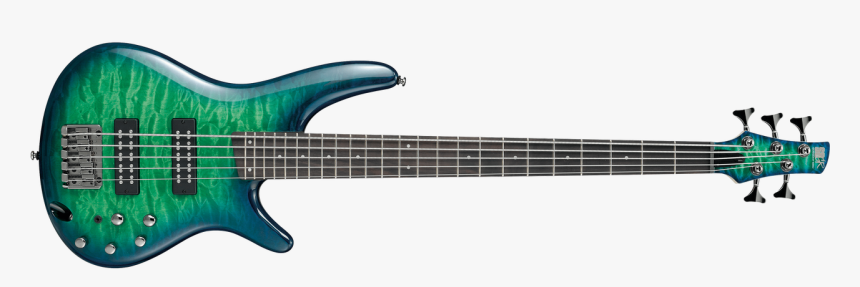 Ibanez Sr405eqmslg Sr Standard 5-string Electric Bass, - Prs Se Paul's Guitar Aqua, HD Png Download, Free Download