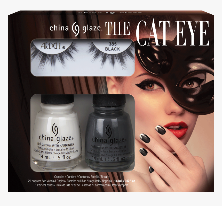 The Cat Eye Nail/lash Kit - Eye Liner, HD Png Download, Free Download