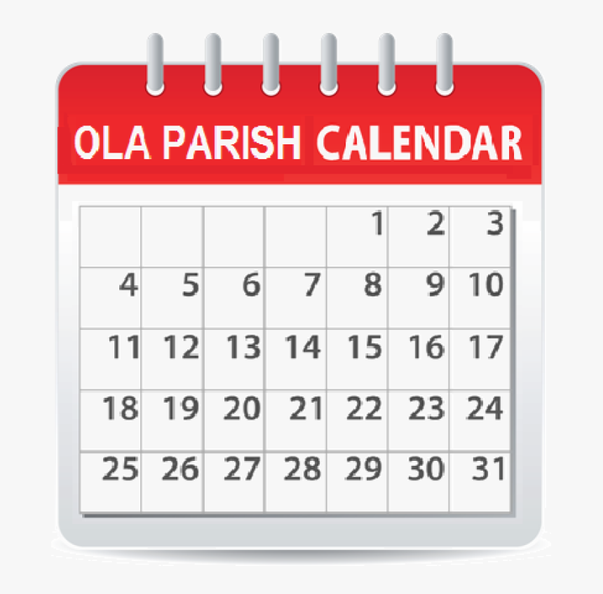 Transparent Calendar 19 April 2019, HD Png Download, Free Download