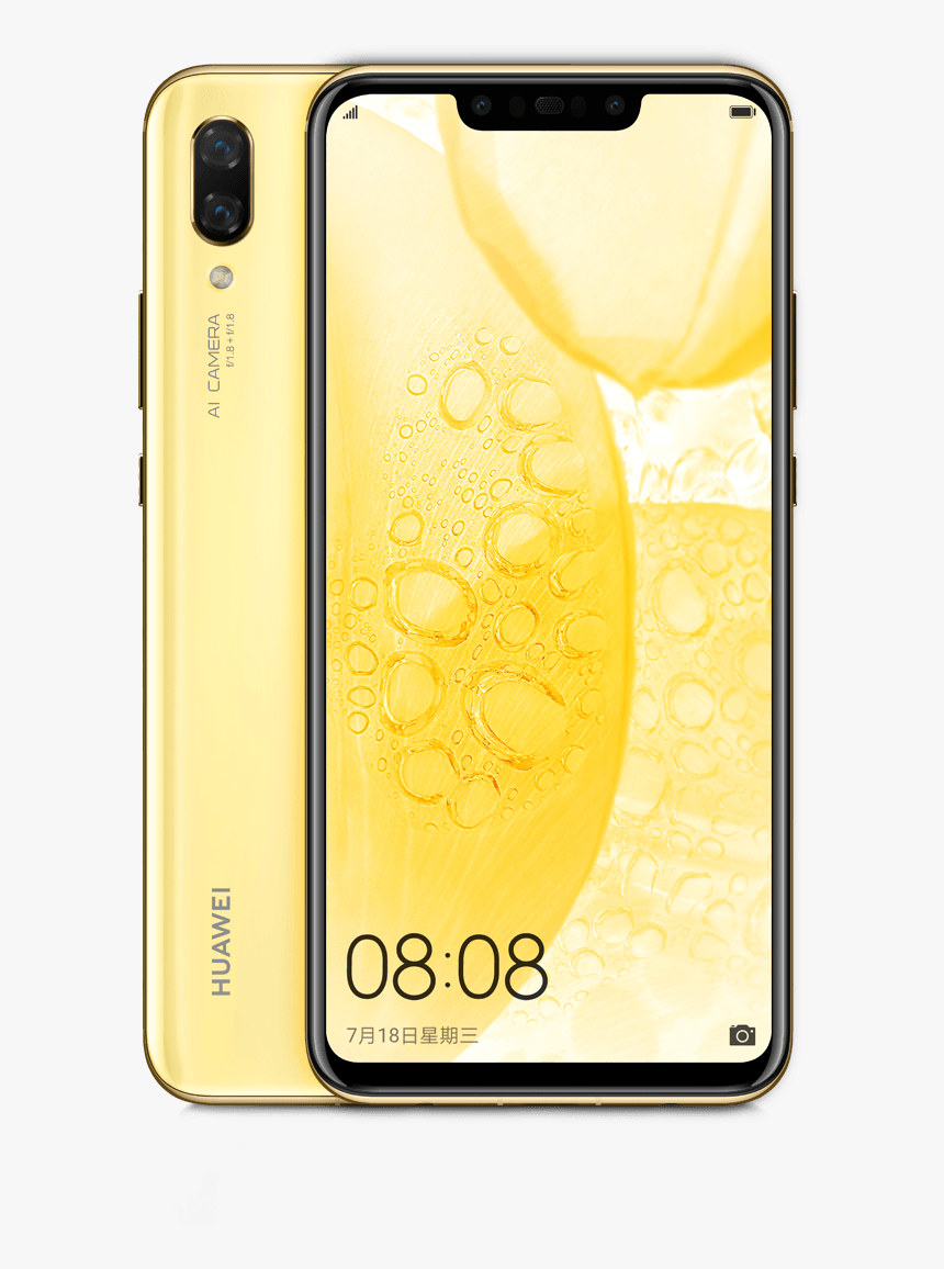 Gold Nova 3 Png - Huawei Nova 3 Gold Color, Transparent Png, Free Download