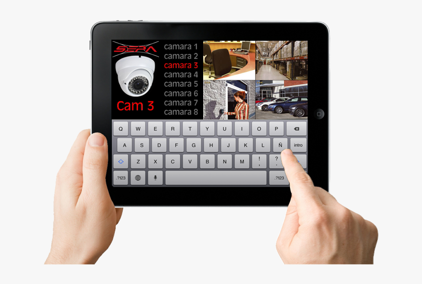 Camaras Cctv Sguridad Videovigilancia Vision Remota - Ipad Ordering, HD Png Download, Free Download