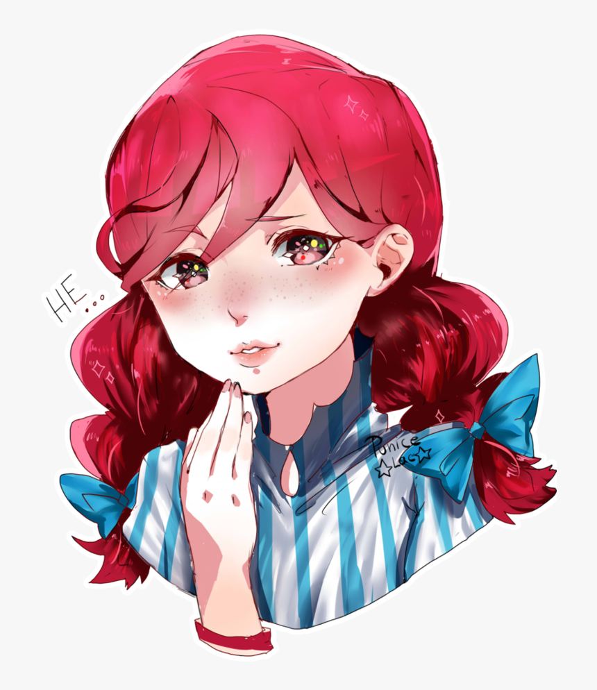 Girl wendy/s anime Wendy’s mascot