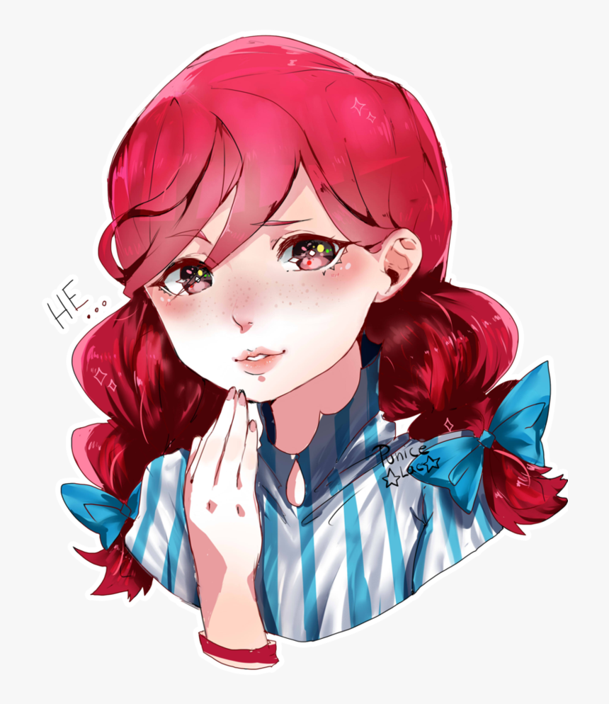 Smug Wendy By Punicelac - Anime Girl Wendys Transparent, HD Png Download, Free Download