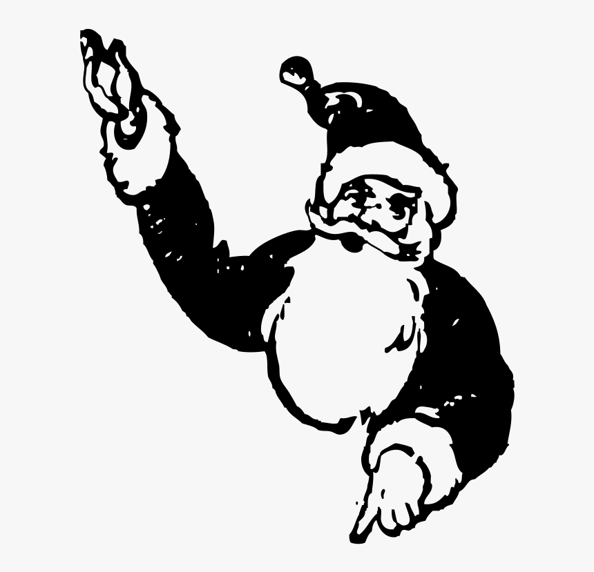 Santa Making A Gesture - Icon, HD Png Download, Free Download