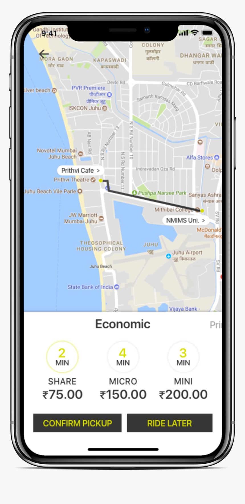 Ola App Interface, HD Png Download, Free Download