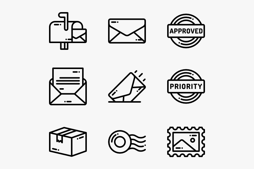 Collection Of Free Office Vector Mail - Hand Drawn Icon Png, Transparent Png, Free Download