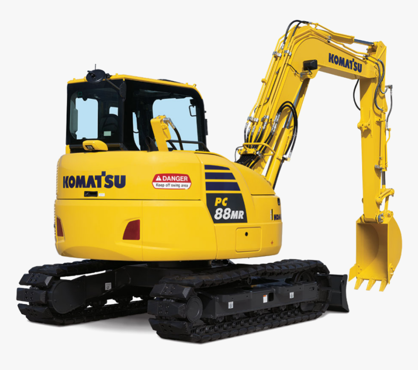 New Komatsu Pc88mr-10 Hydraulic Excavator - Komatsu Pc 88 Mr 10, HD Png Download, Free Download