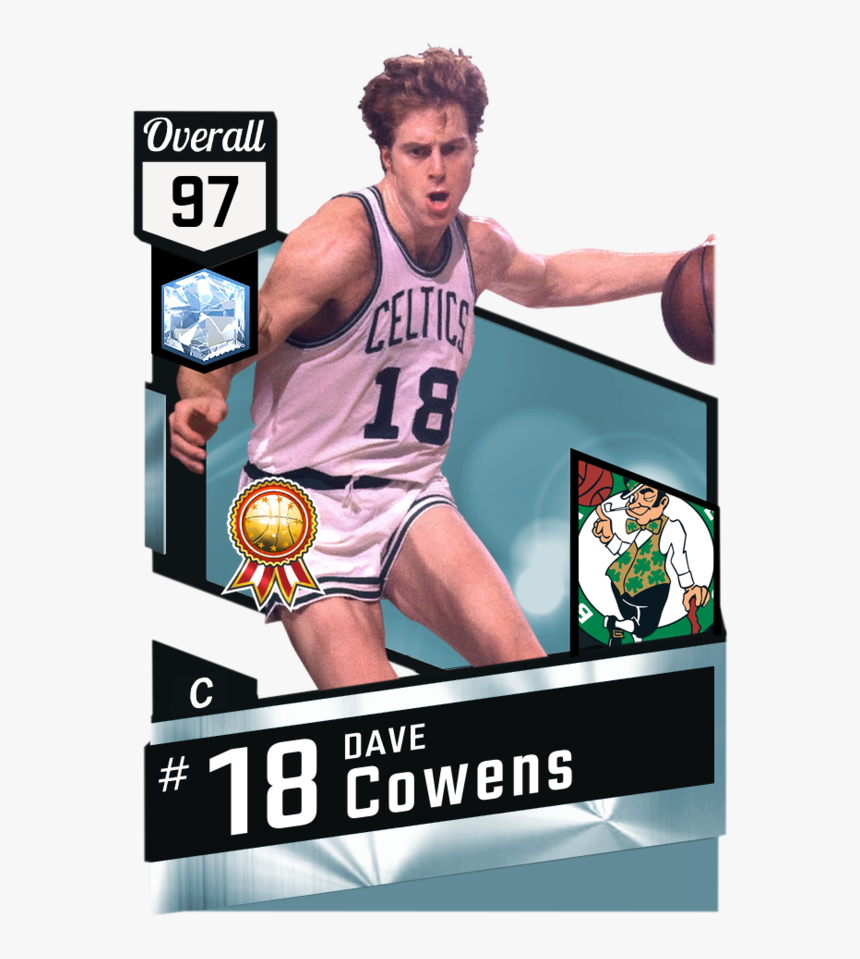 "80 Dave Cowens Myteam Diamond Card - Nikola Jokic Nba 2k17, HD Png Download, Free Download