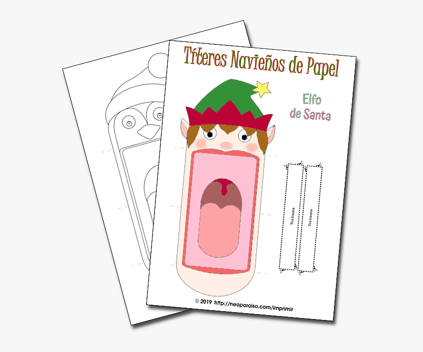 Titeres Navidenos De Papel - Títeres De Papel Para Imprimir, HD Png Download, Free Download