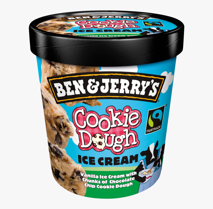 Ben And Jerrys Cookie Dough Icecream, HD Png Download, Free Download