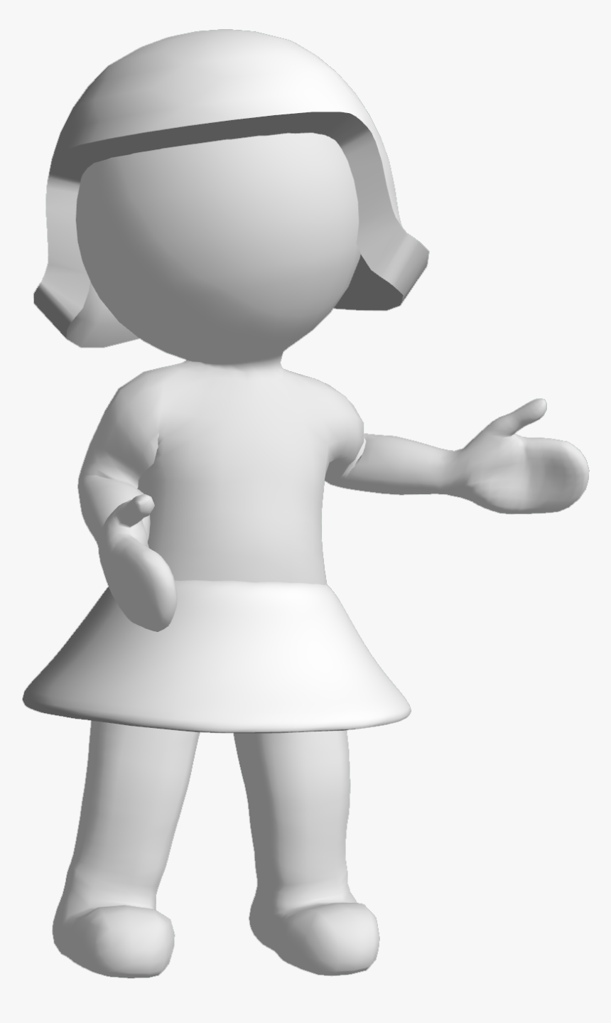 Png Woman Explain - 3d Women Png, Transparent Png, Free Download
