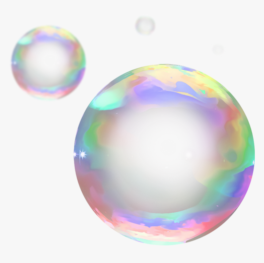 #freetoedit #rainbow #bubbles - Circle, HD Png Download, Free Download