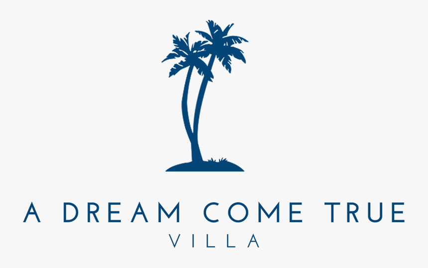 A Dream Come True Villa - Black Palm Tree Stickers, HD Png Download, Free Download