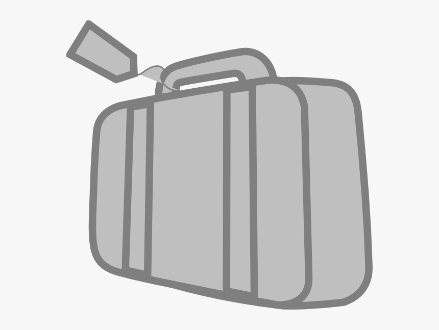 Suitcase Grey Clipart, HD Png Download, Free Download