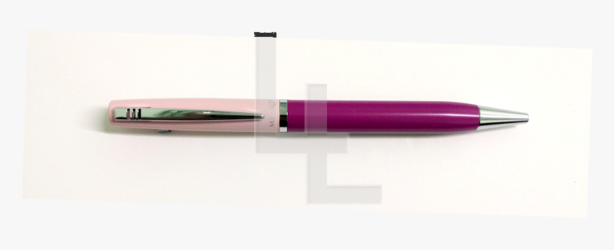 Boligrafo Rosa/violeta Heras Micro - Calligraphy, HD Png Download, Free Download