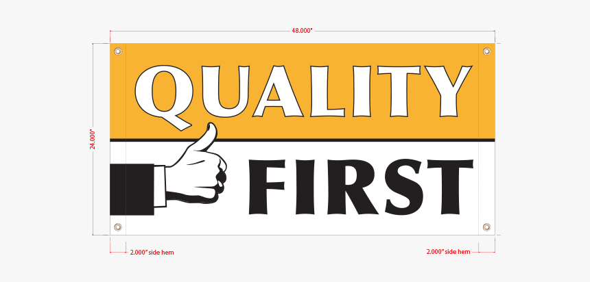 Quality Fist Vinyl Banner - Calligraphy, HD Png Download, Free Download