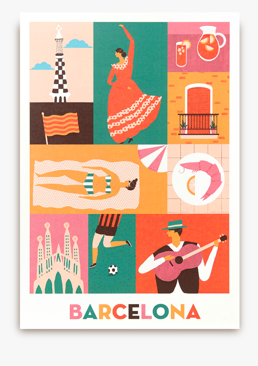 Barcelona Postcards, HD Png Download, Free Download