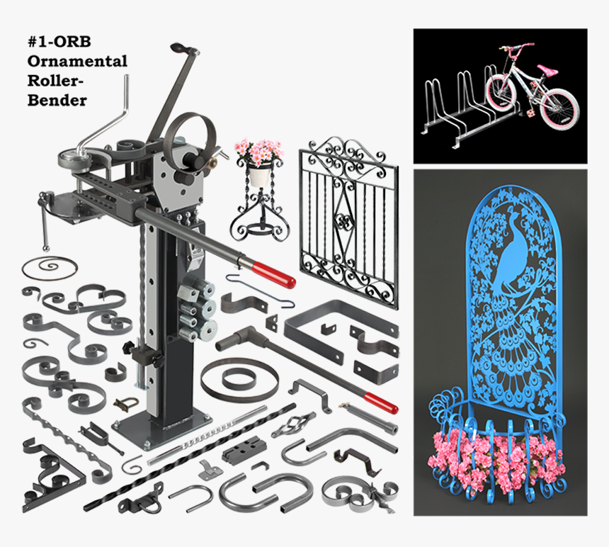 Job Of Rolling Rings And Arches Out Of Hot Rolled Flat - Orb Ornamental Roller Bender Machine, HD Png Download, Free Download