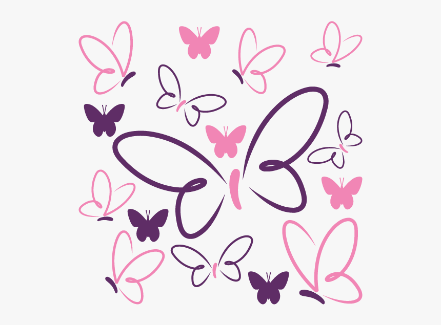 Transparent Vinilo Png - Butterfly Drawing, Png Download, Free Download