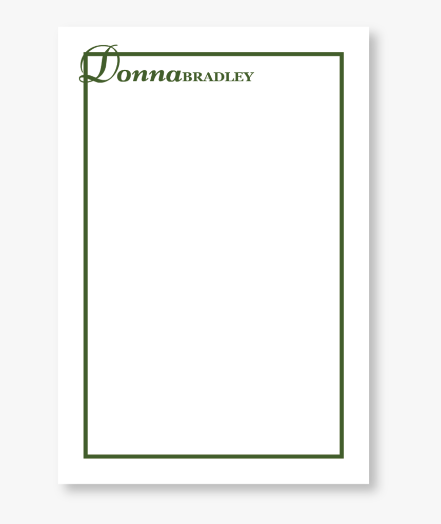 Custom Notepad Personalized Small , Png Download - Circle, Transparent Png, Free Download