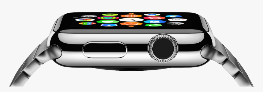 Shiny Silver Apple Watch, HD Png Download, Free Download